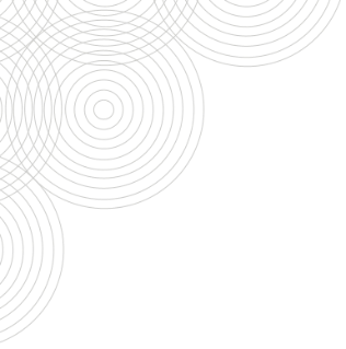 Image of abstract pattern of concentric light grey circles on dark background